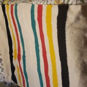 Vintage Hudson Bay 4 Point Wool Blanket